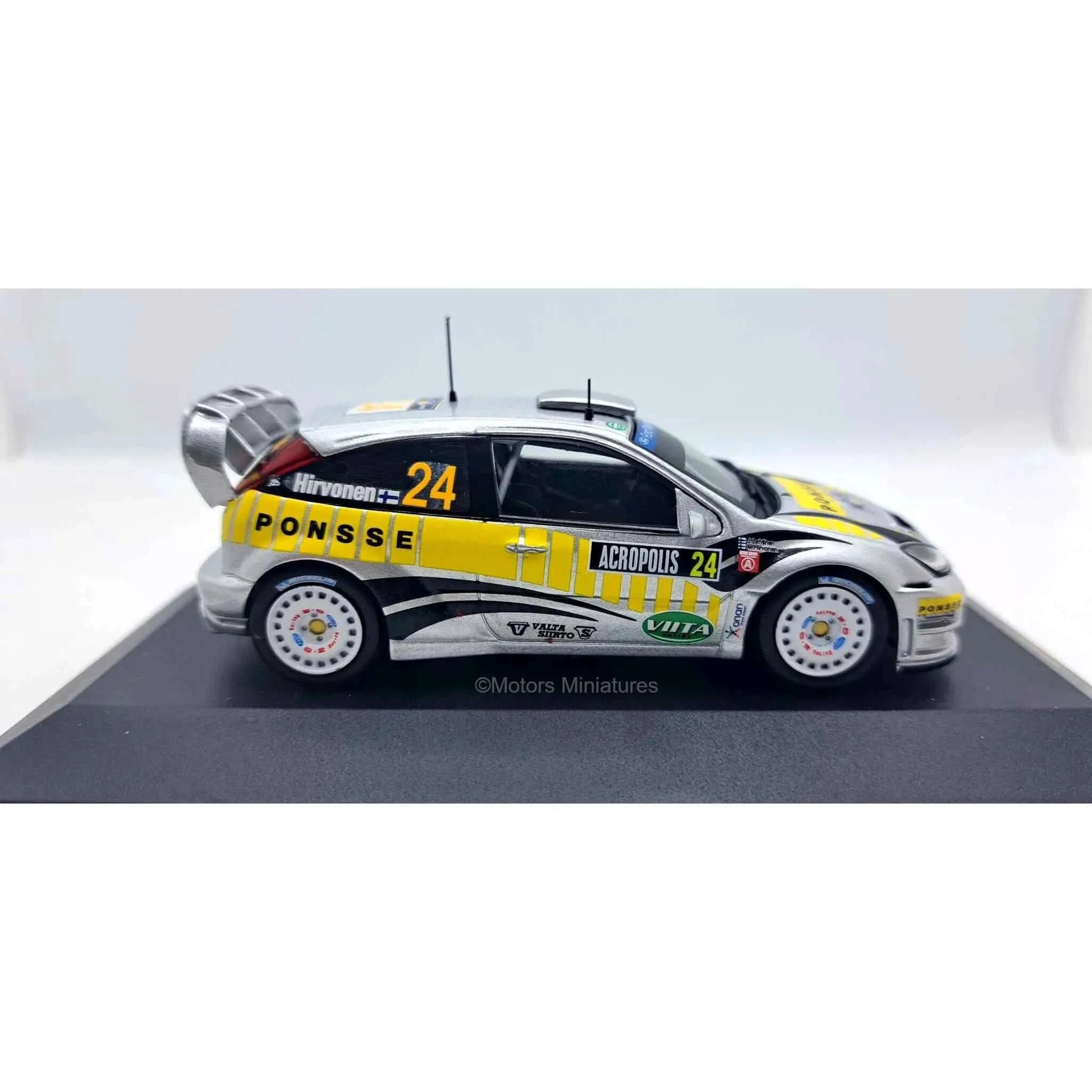 Ford Focus WRC #24 M.Hirvonen Rally Acropolis 2005 IXO Models 1/43 - RAM207