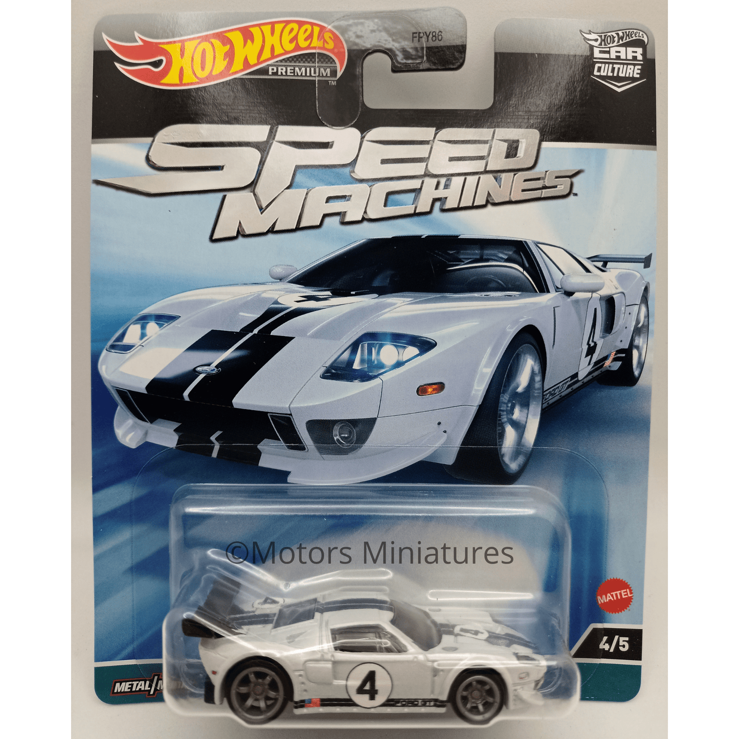 Ford GT #4 Hotwheels 1/64 - HKC46