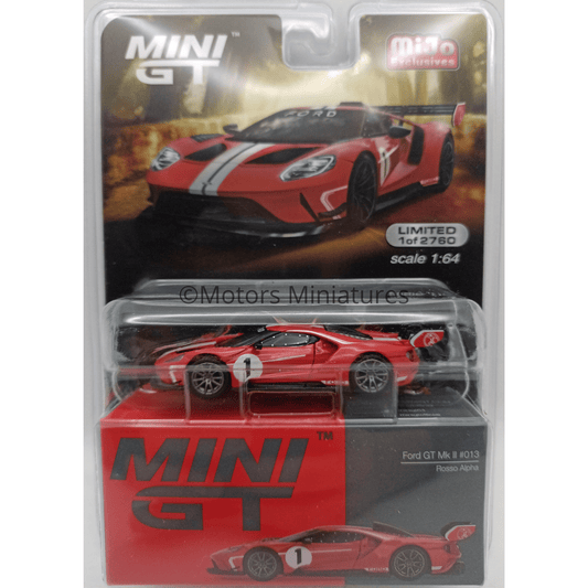 Ford GT MK II #013 Rosso Alpha LHD Mini GT 1/64 - MGT00603 - MJ