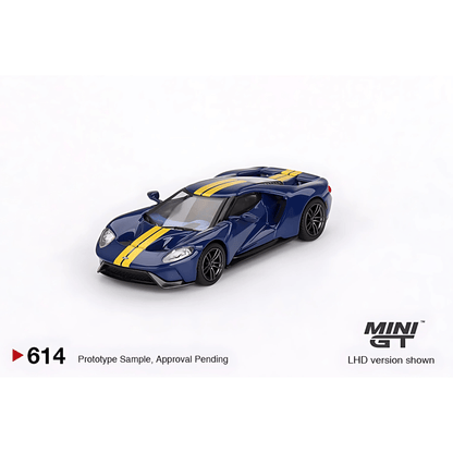 Ford GT Sunoco Blue LHD Mini GT 1/64 - MGT00614 - L