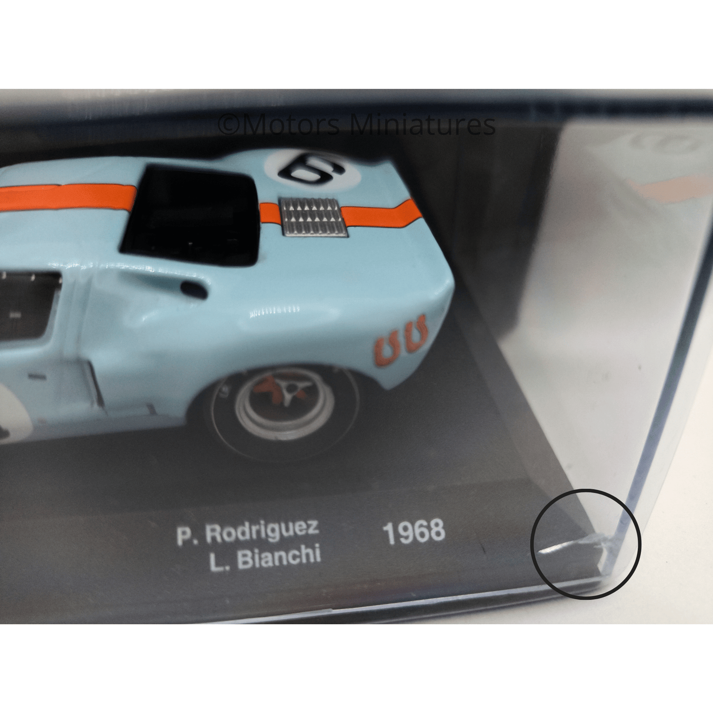 Ford GT40 "Gulf" #9 Le Mans 1968 Magazine Models 1/43 - spalm1968