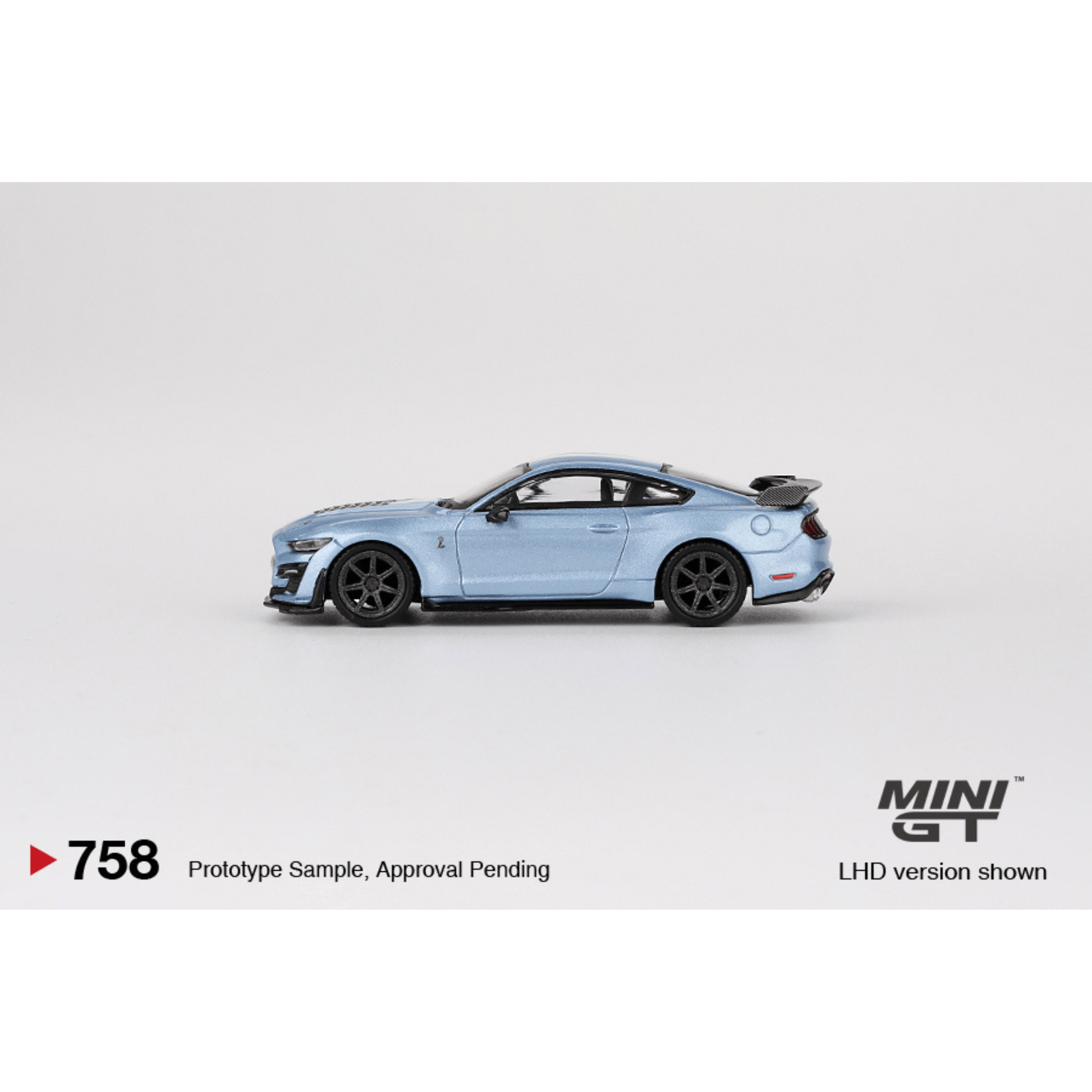 Ford Mustang Shelby GT500 Heritage Edition LHD Mini GT 1/64 - MGT00758 - L