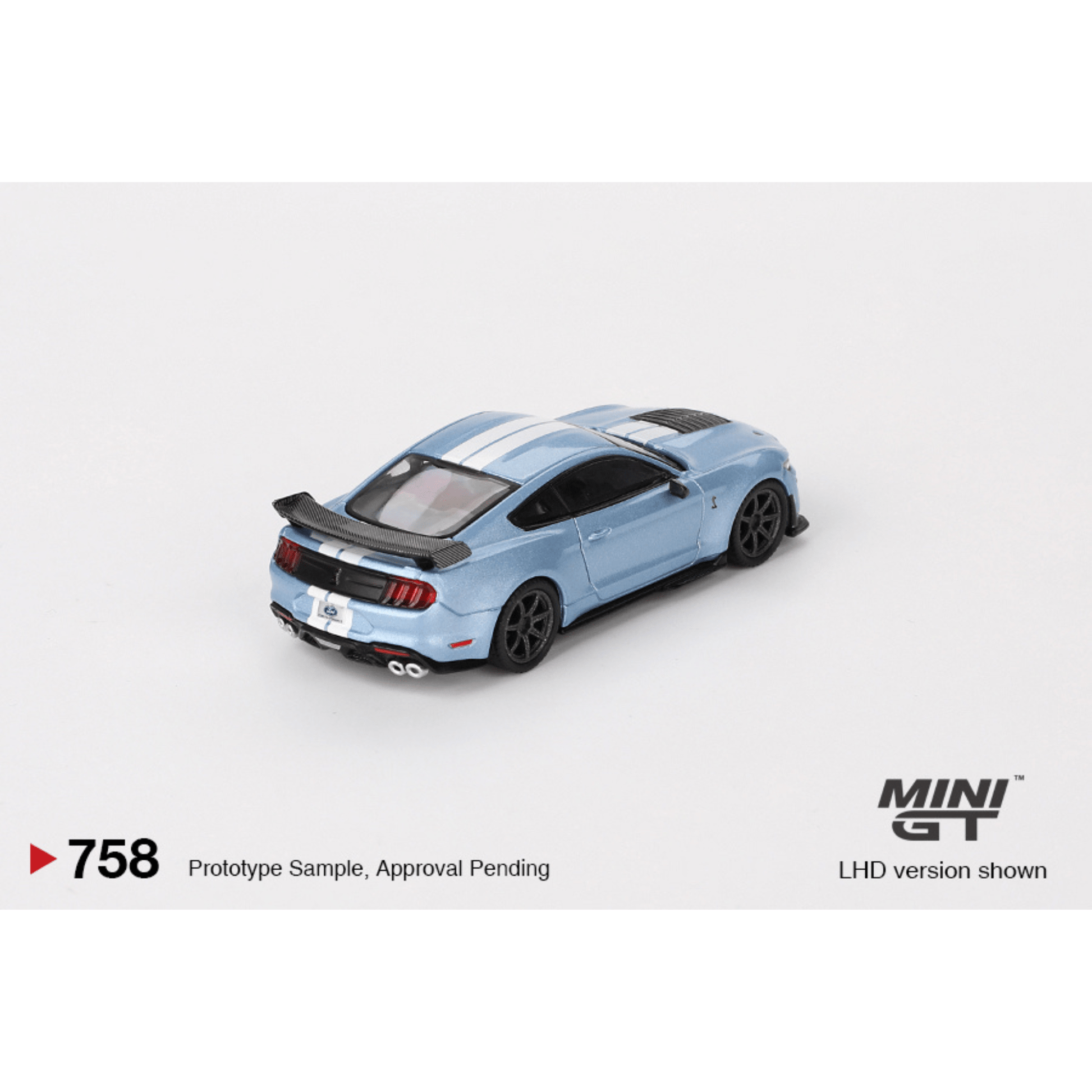 Ford Mustang Shelby GT500 Heritage Edition LHD Mini GT 1/64 - MGT00758 - L