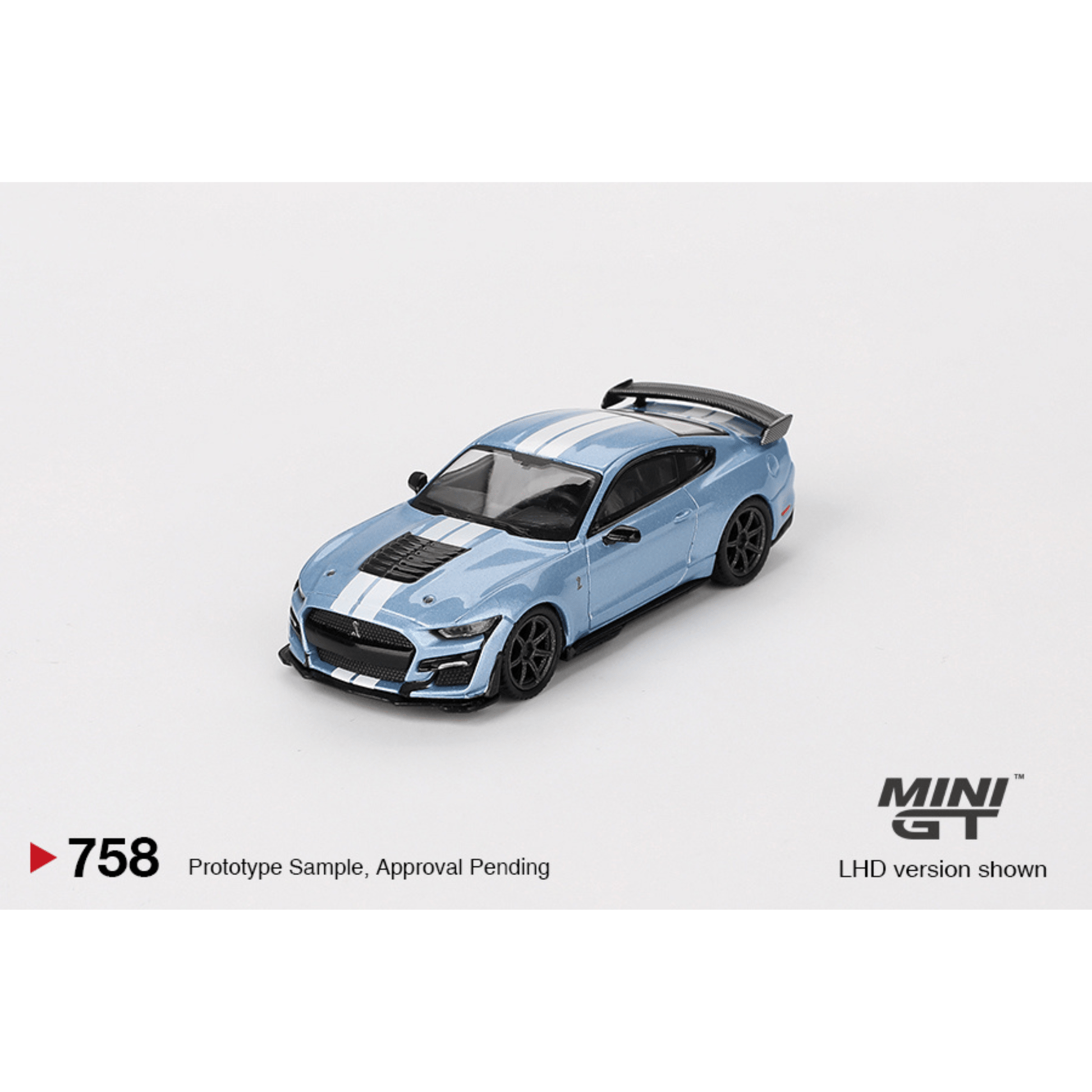 Ford Mustang Shelby GT500 Heritage Edition LHD Mini GT 1/64 - MGT00758 - L