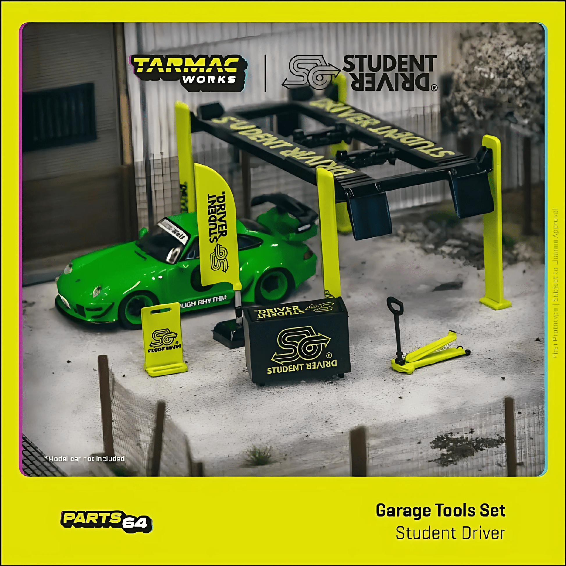 Garage Tools Set "Student Driver" Tarmac Works 1/64 - T64A - 001 - SD