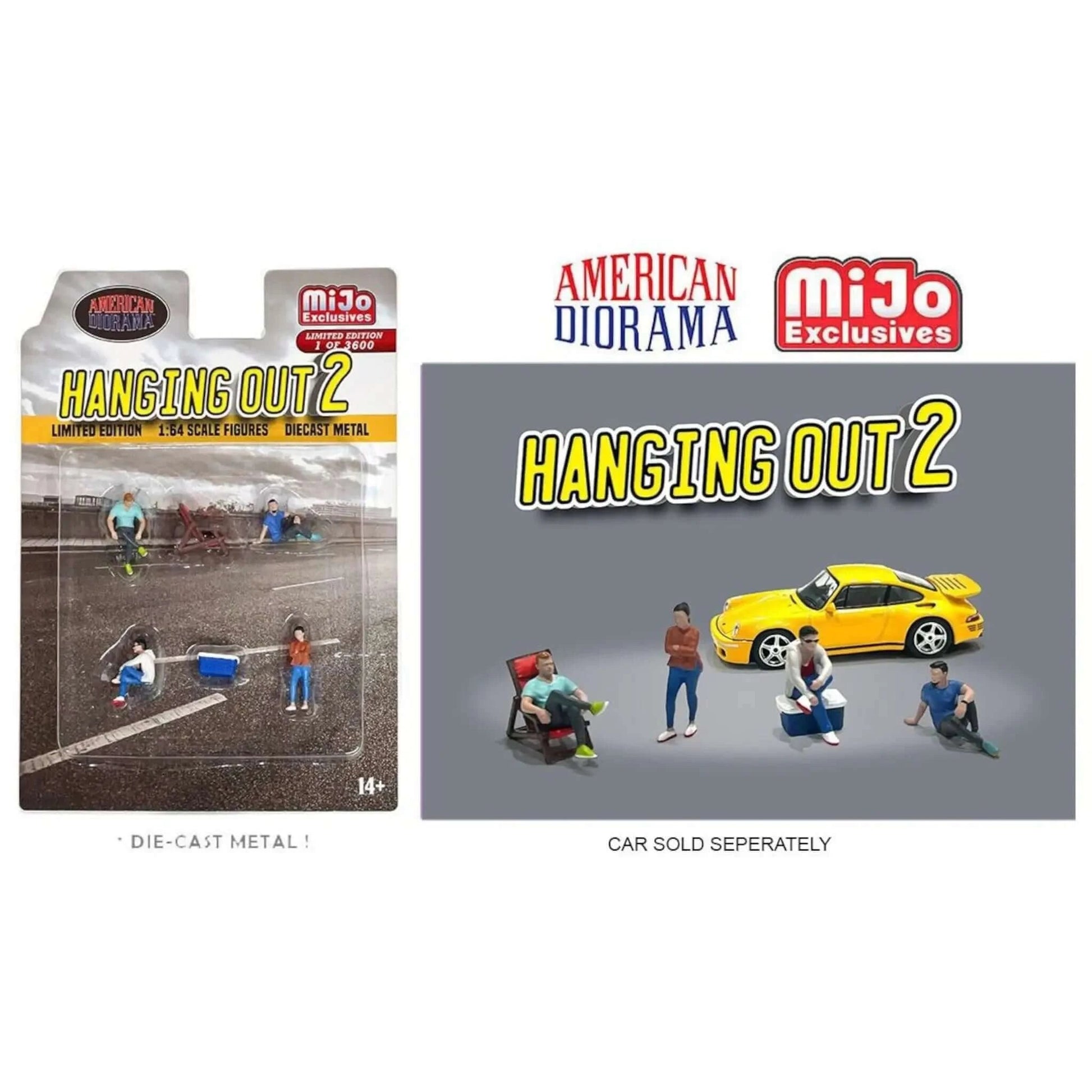 Hanging Out Figure Set #2 American Diorama 1/64 - AD76518
