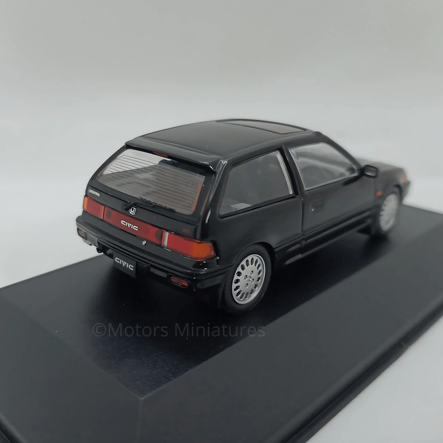 Honda Civic 1987 Noir RHD Triple9 1/43 - T9 - P10004