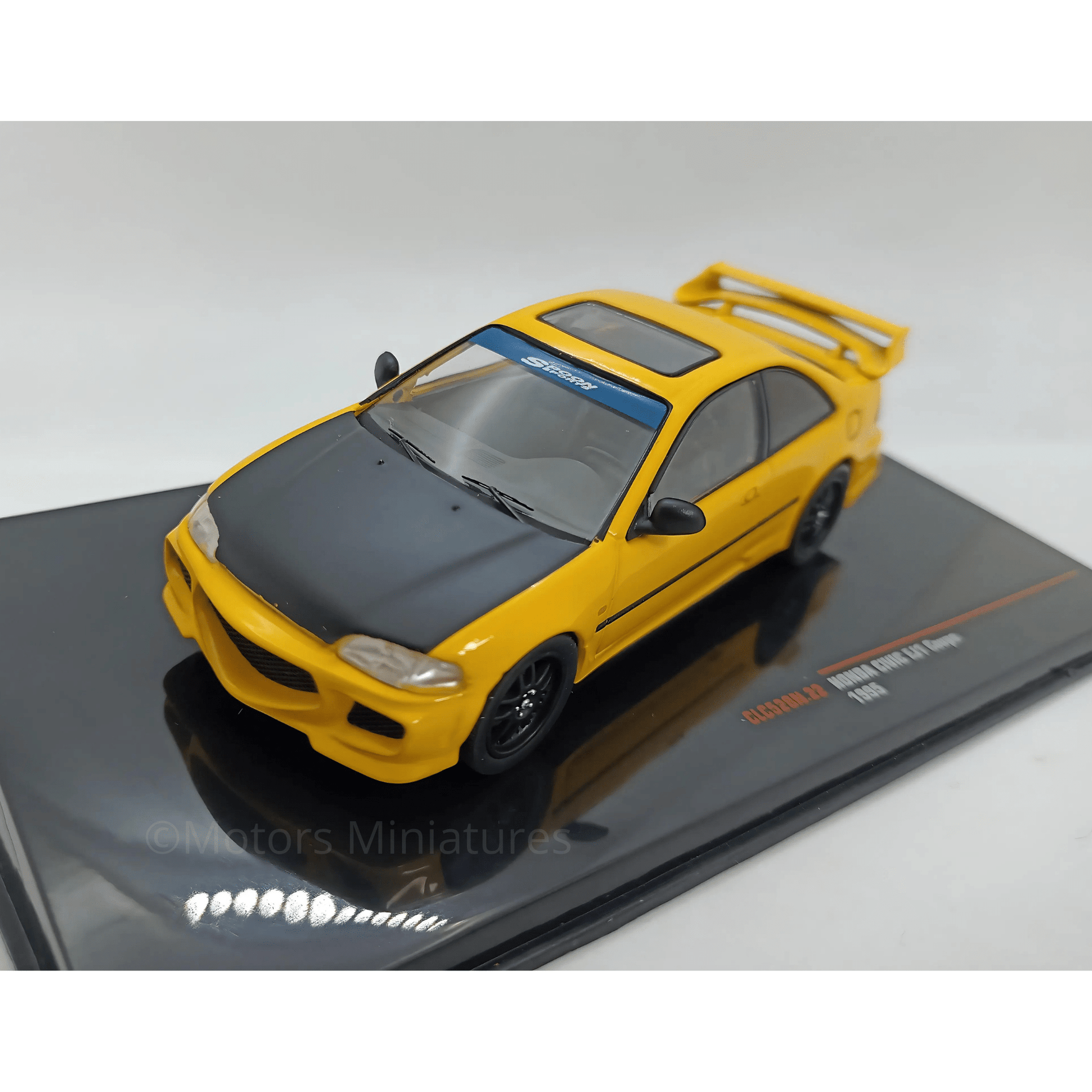 Honda Civic EJ1 Coupe 1995 Jaune Ixo Models 1/43 - IXCLC528N.22