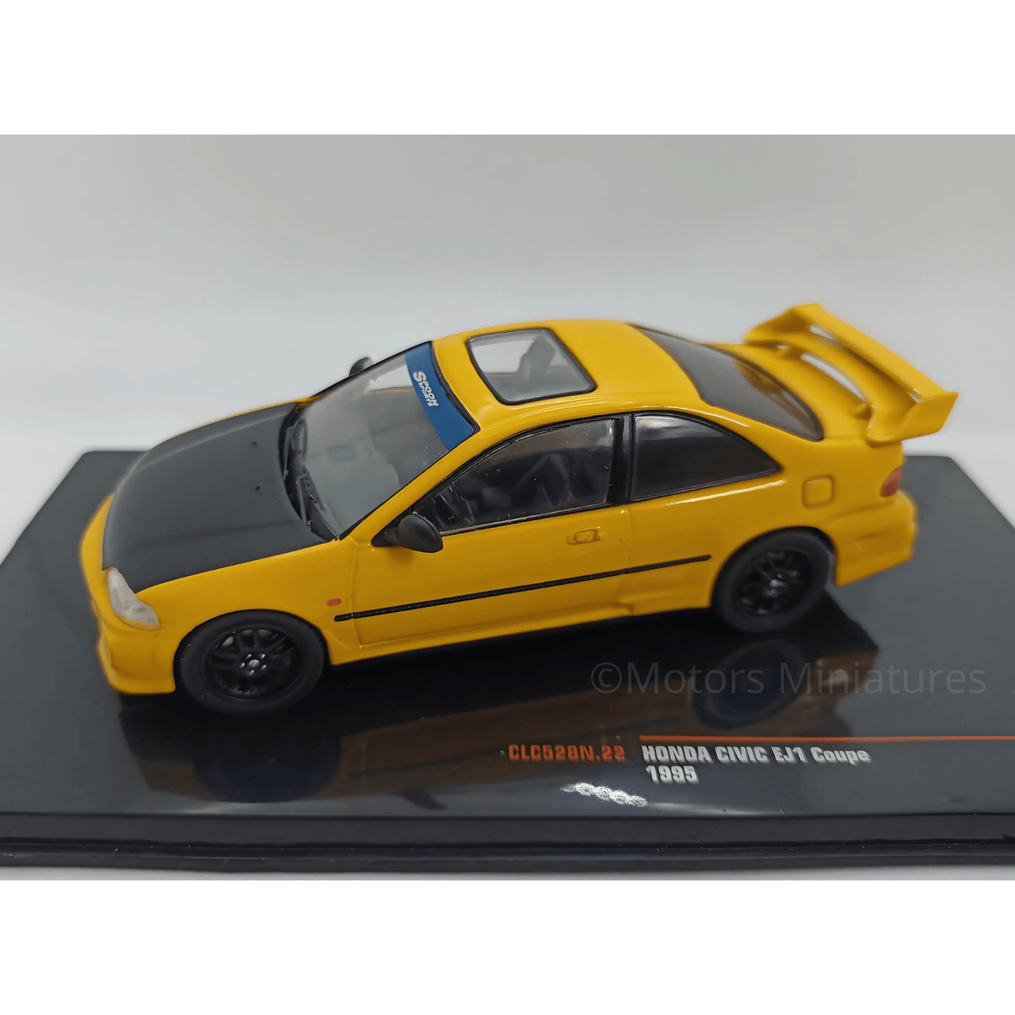 Honda Civic EJ1 Coupe 1995 Jaune Ixo Models 1/43 - IXCLC528N.22