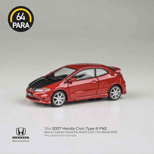 Honda Civic FN2 Type - R 2007 LHD rouge/carbone Para64 1/64 - PA - 55400