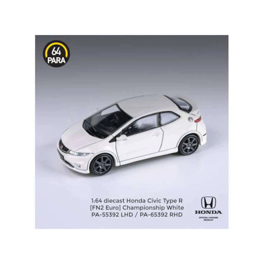 Honda Civic FN2 Type-R White Championship Para64 1/64 | Motors Miniatures