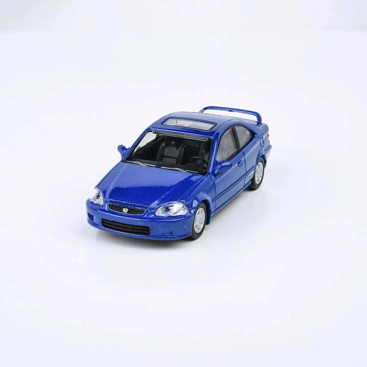 Honda civic Si EM1 1999 blue LHD Para64 1/64 | Motors Miniatures