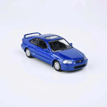 Honda civic Si EM1 1999 blue LHD Para64 1/64 - pa55621lhd