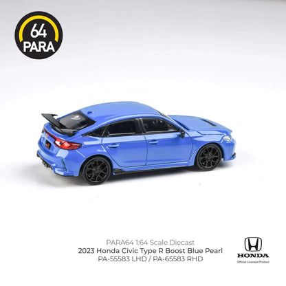 Honda Civic Type-R FL5 2023 LHD boost blue pearl Para64 1/64 - pa55583lhd