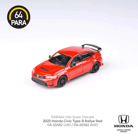 Honda Civic Type-R FL5 2023 Rallye Red Para64 1/64 | Motors Miniatures