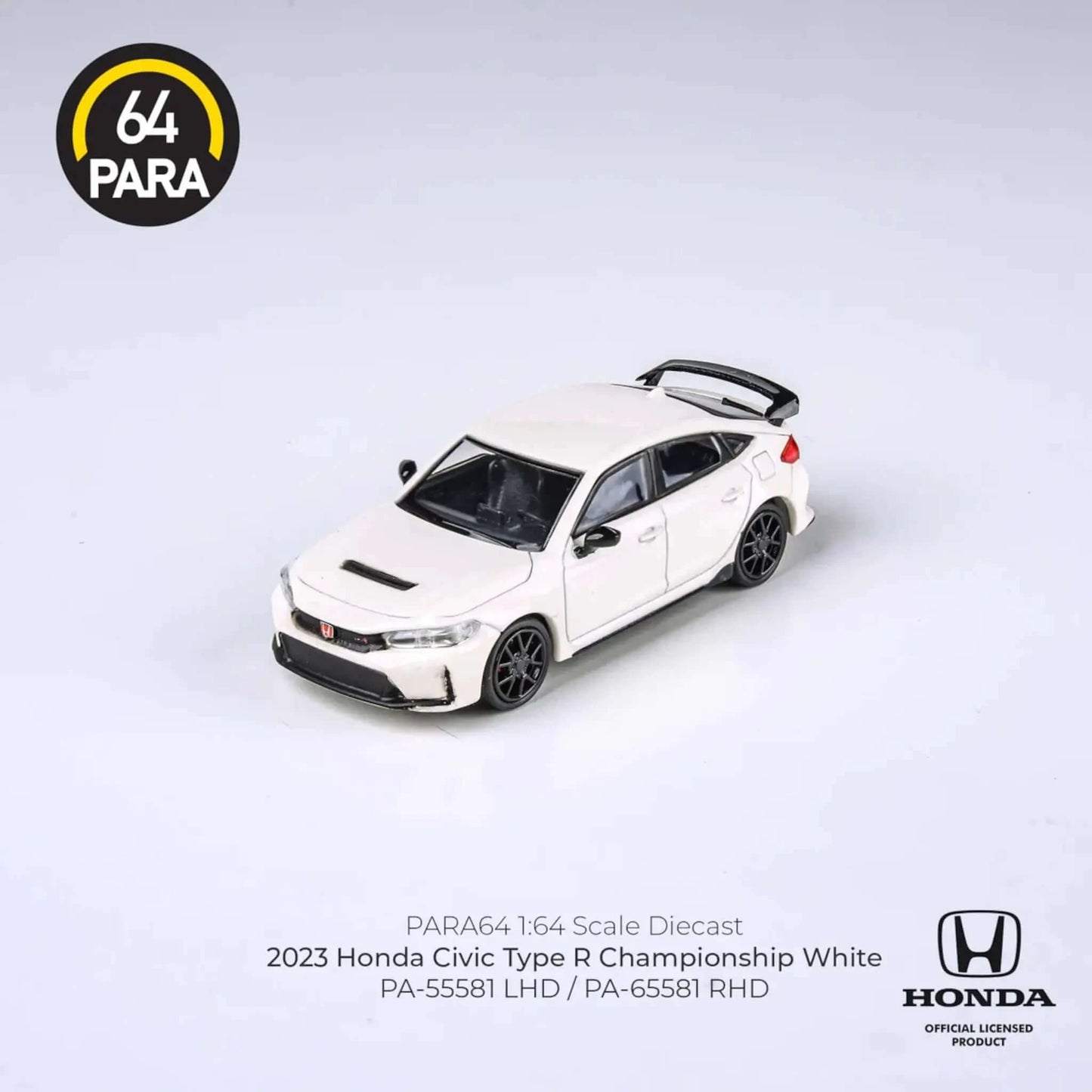 Honda Civic Type-R FL5 White Championship 2023 Para64 1/64 | Motors Miniatures