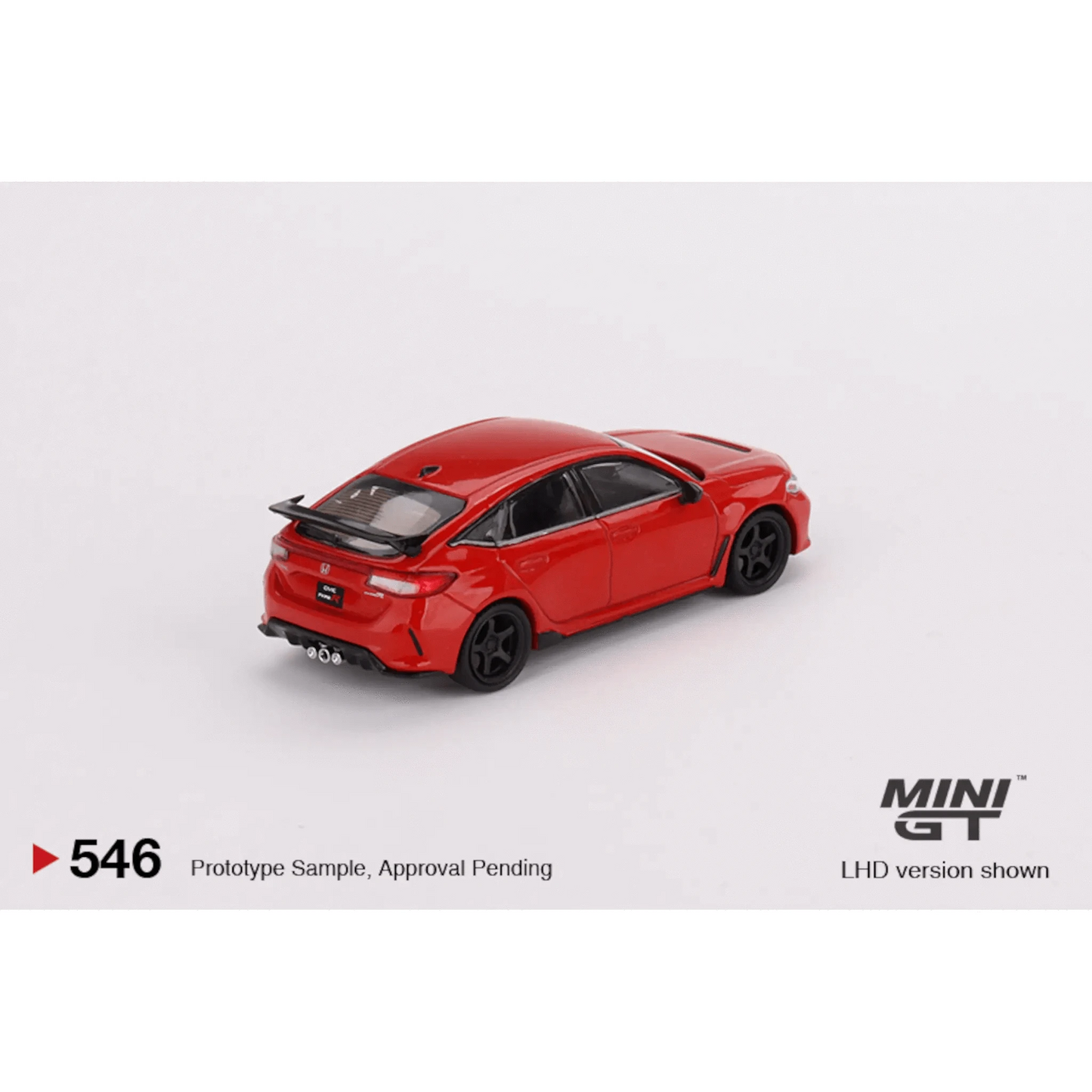 Honda Civic Type R Rallye Red 2023 Advan GT Wheel LHD Mini GT 1/64 | Motors Miniatures
