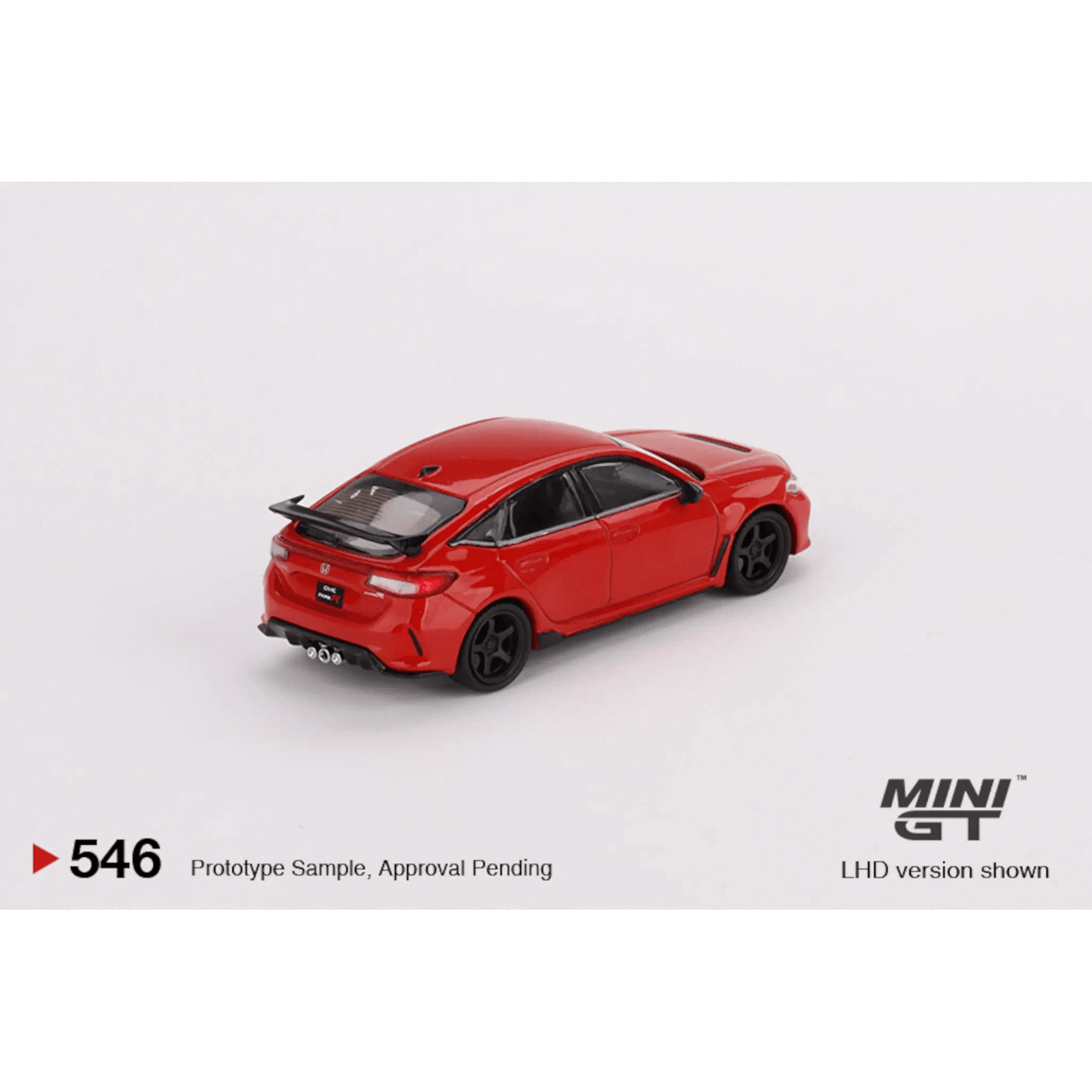 Honda Civic Type R Rallye Red 2023 Advan GT Wheel LHD Mini GT 1/64 - MGT00546LHD