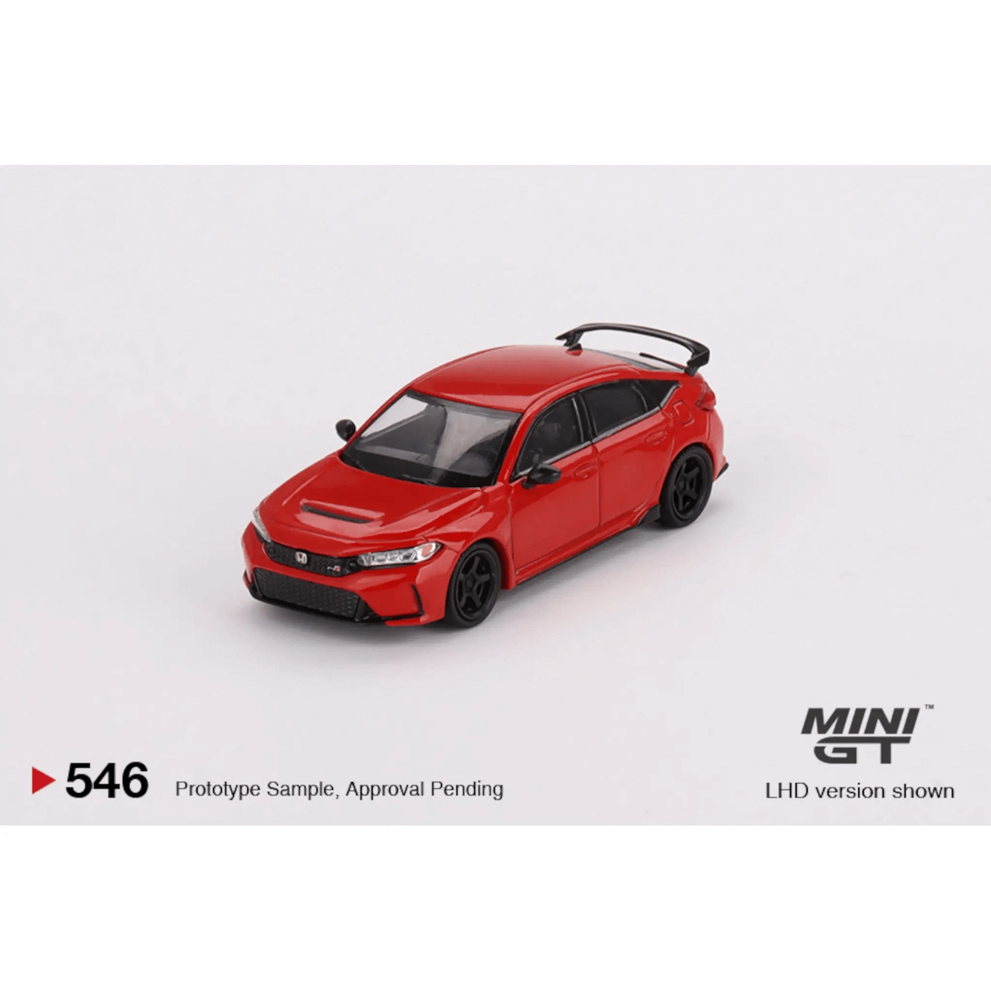 Honda Civic Type R Rallye Red 2023 Advan GT Wheel LHD Mini GT 1/64 | Motors Miniatures