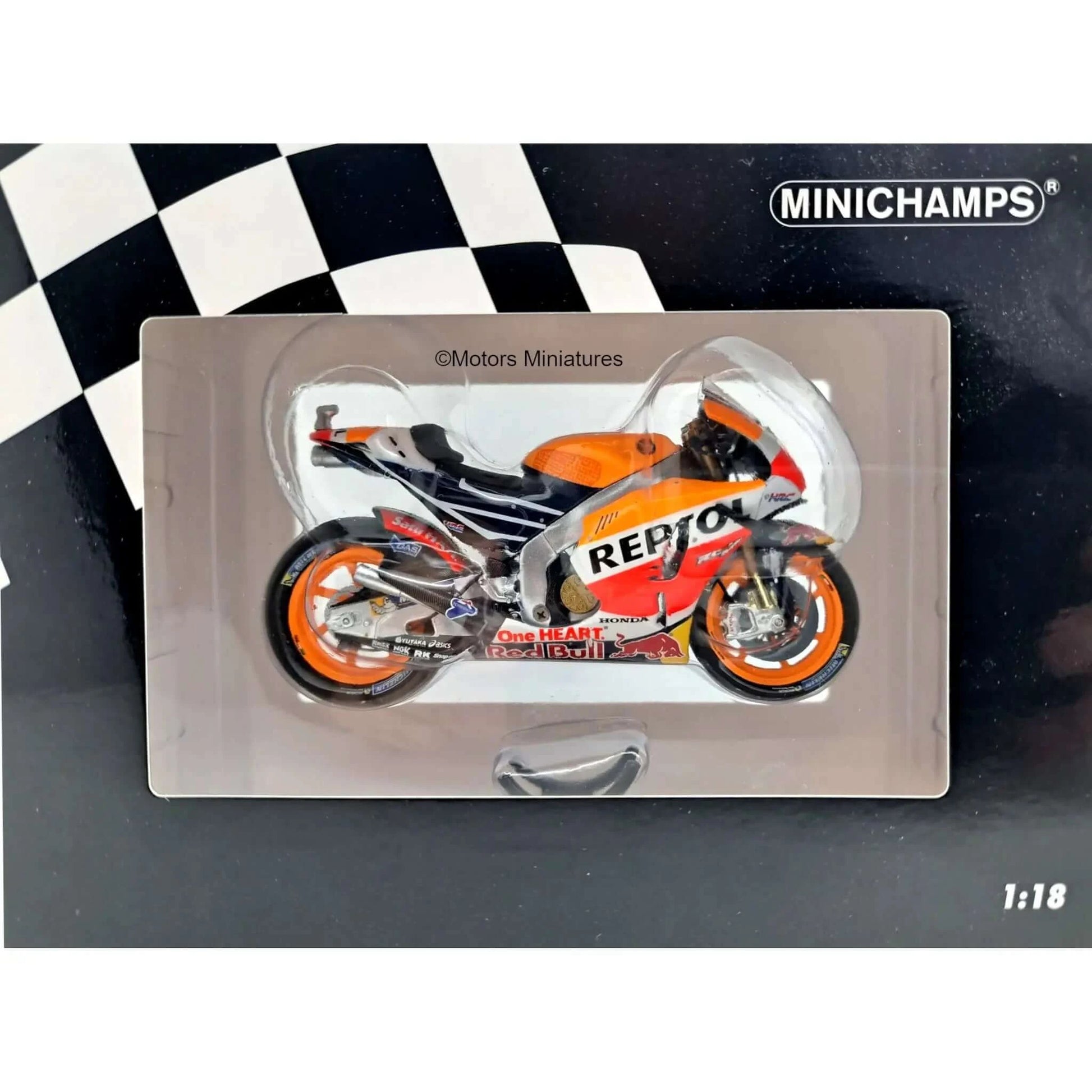 Honda RC213V #26 Dani Pedrosa MotoGP 2016 Minichamps 1/18 | Motors Miniatures