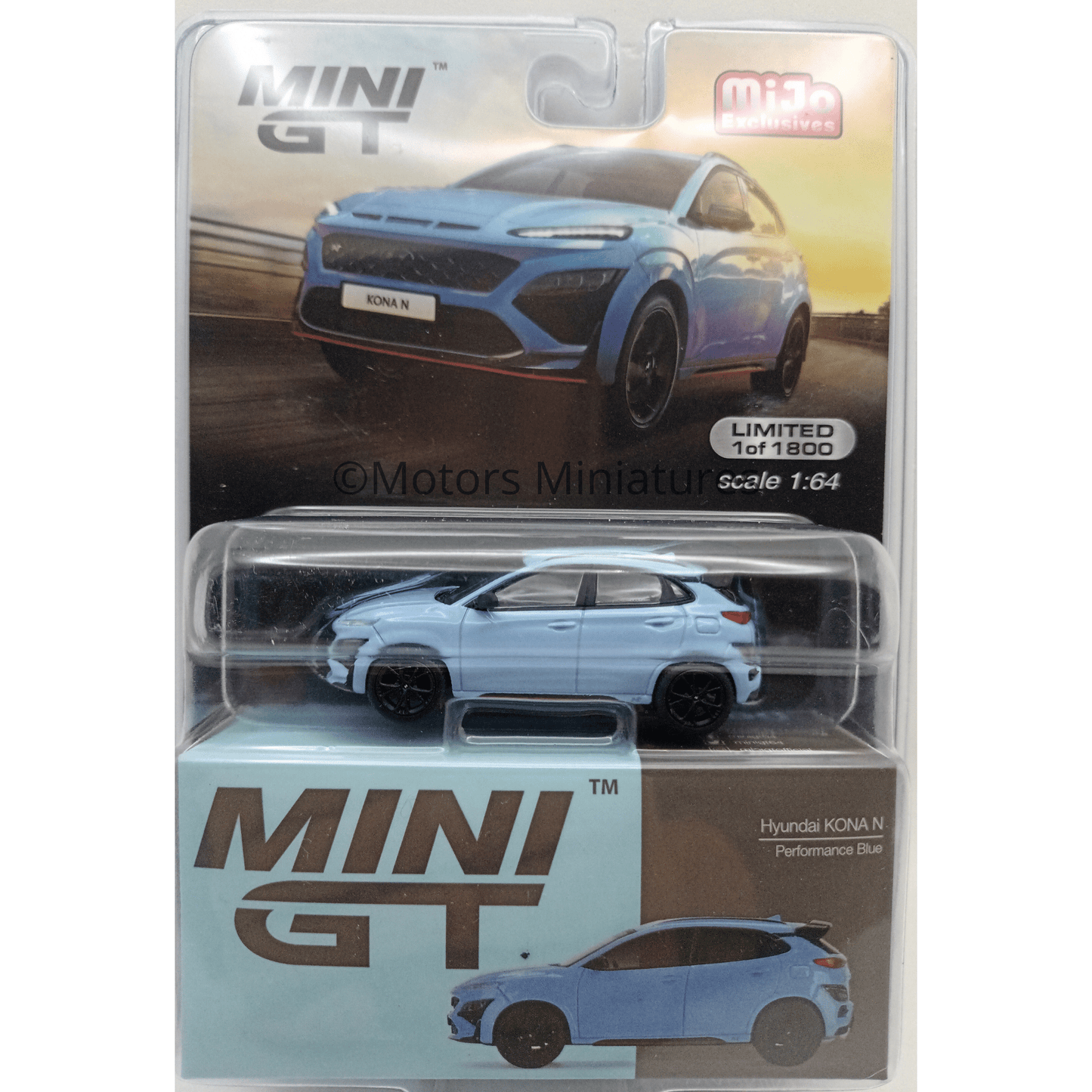 Hyundai Kona N Performance LHD Mini GT 1/64 - MGT00450 - MJ