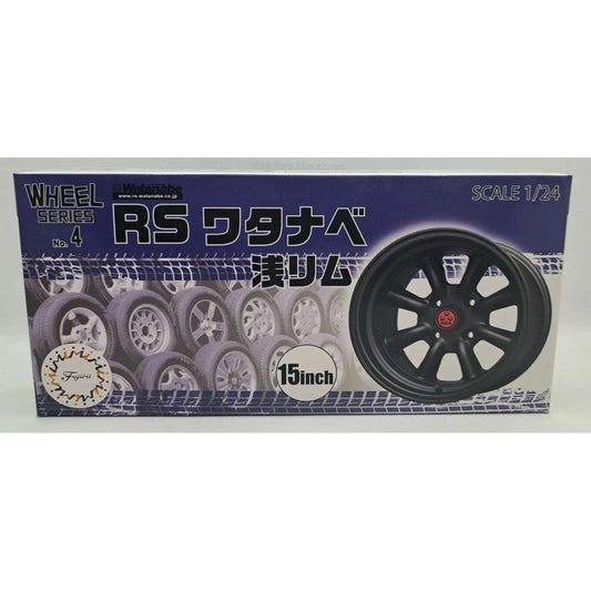Jantes et pneus #4 RS Watanabe shallow rim 15" Fujimi 1/24 - fuji193458