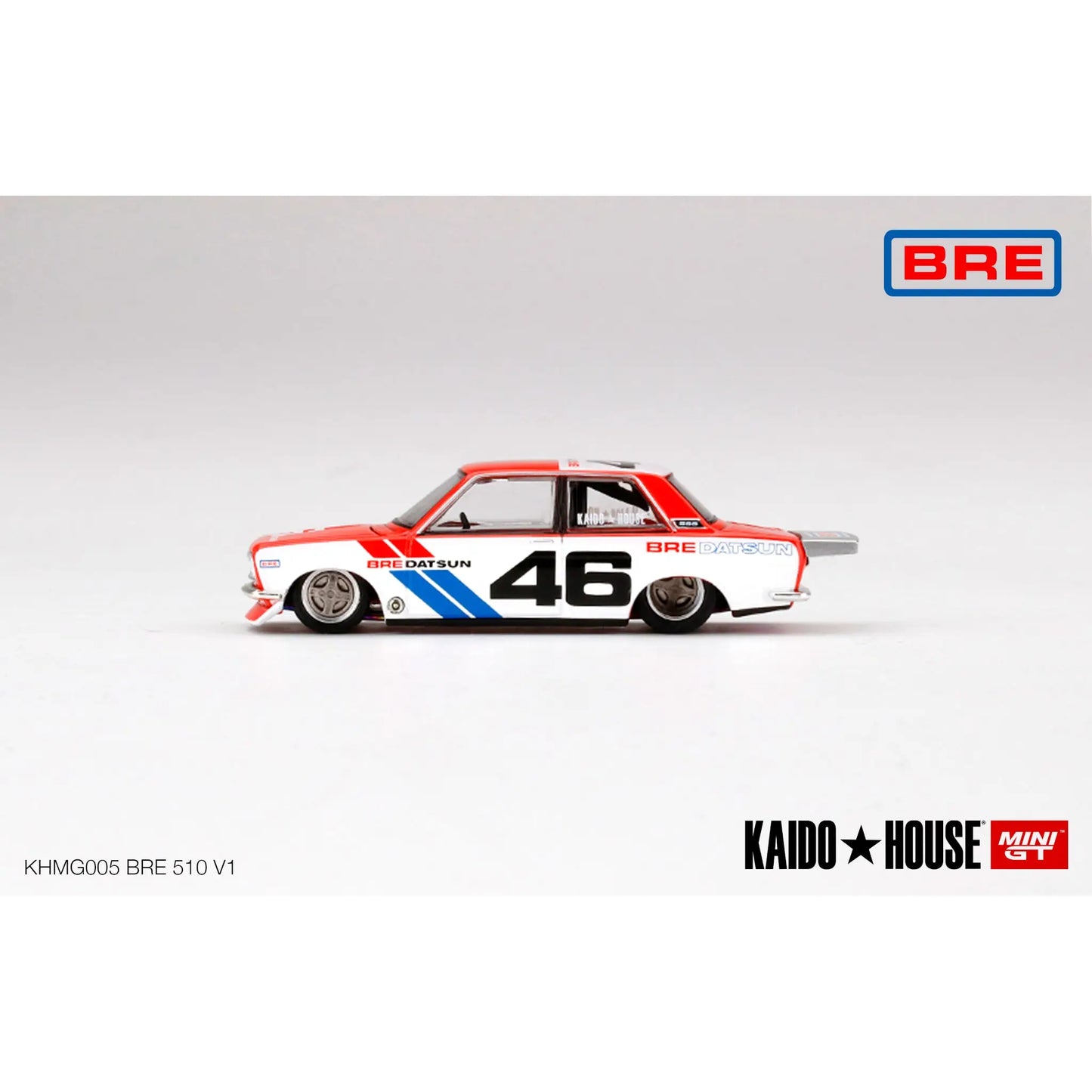 Kaido House Datsun 510 PRO Street BRE 510 V1 Mini GT 1/64 | Motors Miniatures