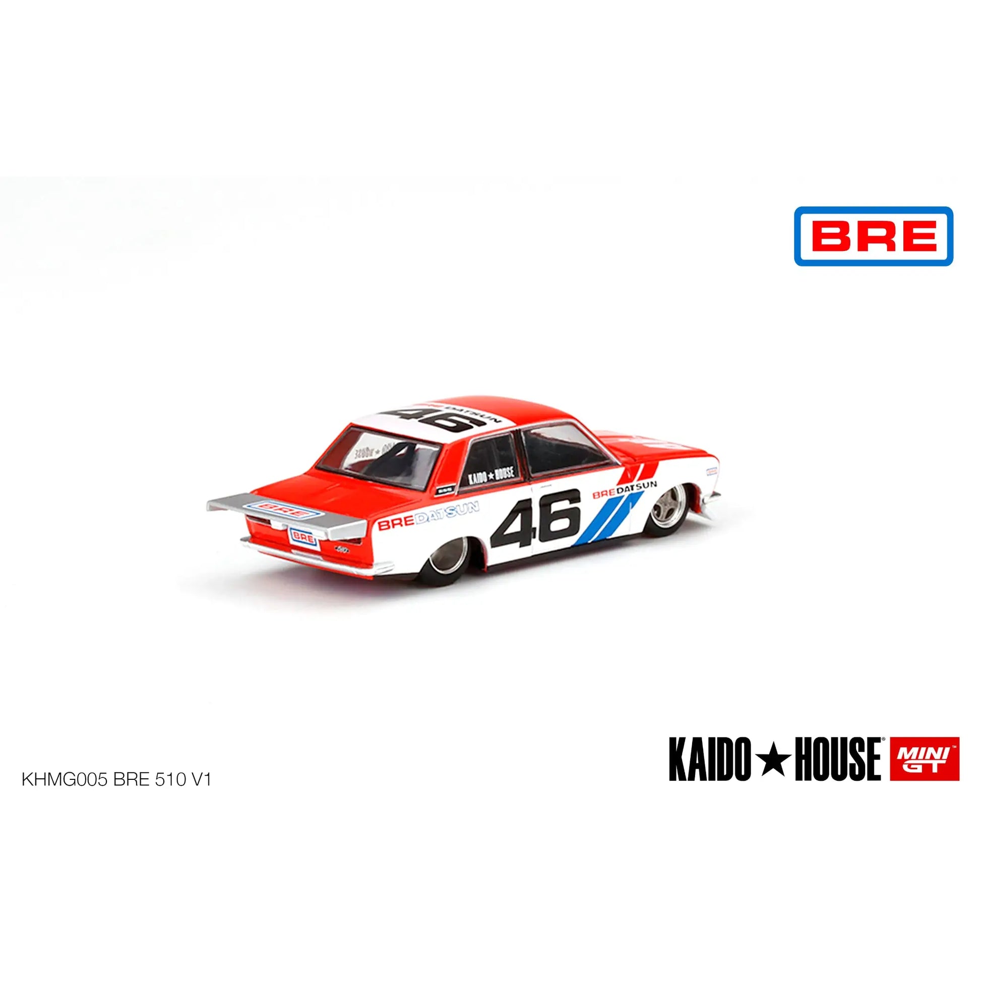 Kaido House Datsun 510 PRO Street BRE 510 V1 Mini GT 1/64 | Motors Miniatures