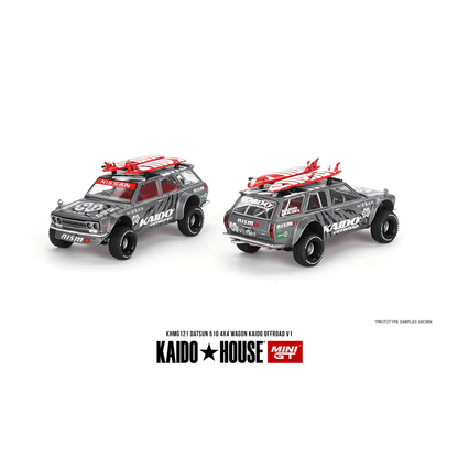 Kaido House Datsun KAIDO 510 Wagon 4x4 Kaido Offroad V1 Mini GT 1/64 - MGTKHMG121