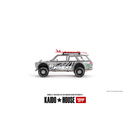 Kaido House Datsun KAIDO 510 Wagon 4x4 Kaido Offroad V1 Mini GT 1/64 - MGTKHMG121