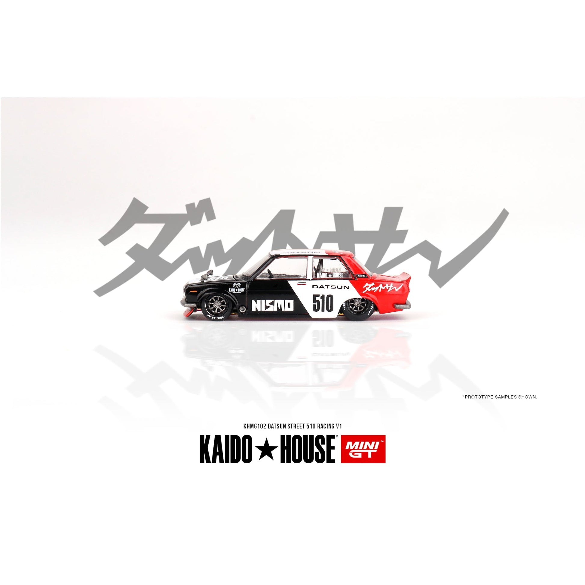 Kaido House Datsun Street 510 Racing V1 Mini GT 1/64 - KHMG102