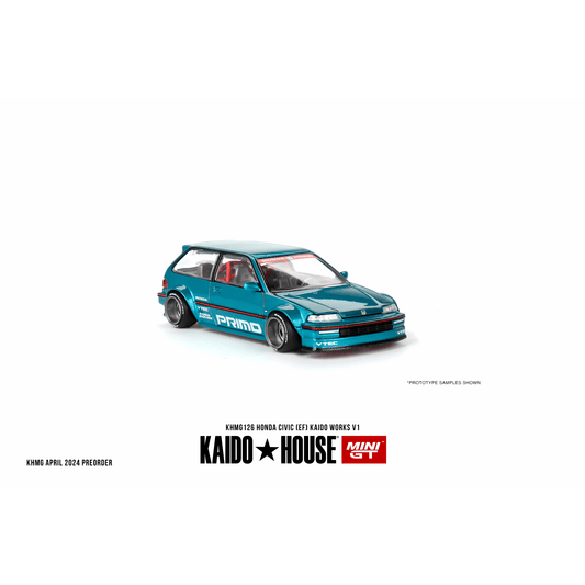 Kaido House Honda Civic EF Kaido Works V1 Mini GT 1/64 - MGTKHMG126