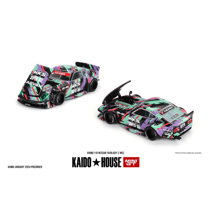 Kaido House Nissan Fairlady Z HKS Mini GT 1/64 - KHMG118