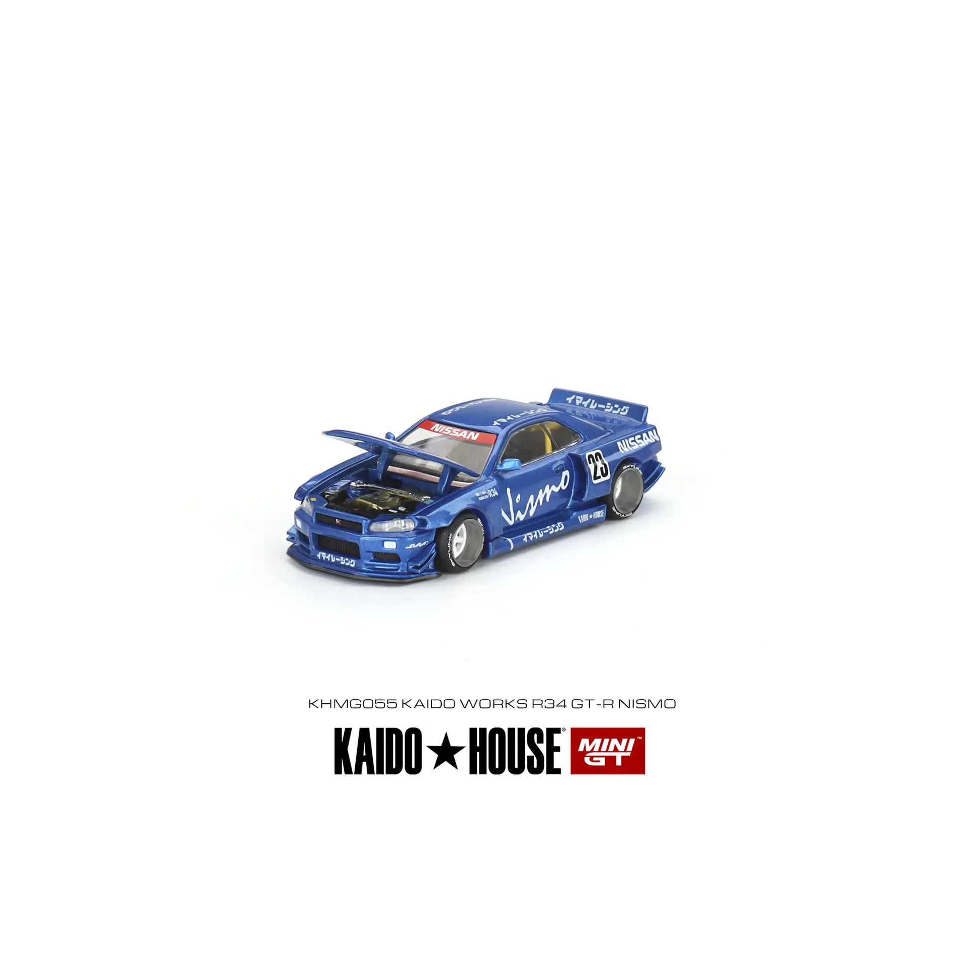 Kaido House Nissan Skyline GT-R R34 Kaido Works V3 Mini GT 1/64 | Motors Miniatures