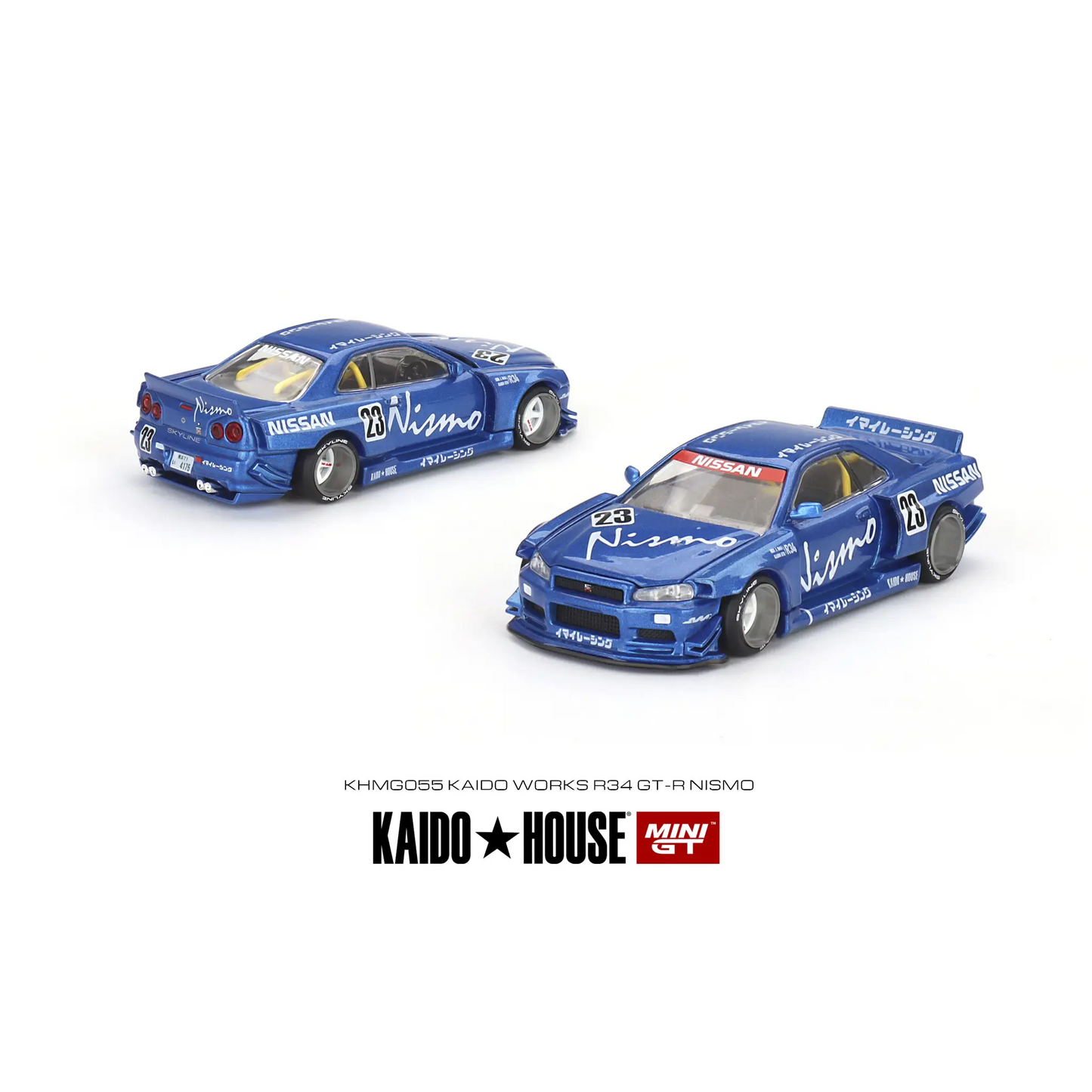 Kaido House Nissan Skyline GT-R R34 Kaido Works V3 Mini GT 1/64 | Motors Miniatures