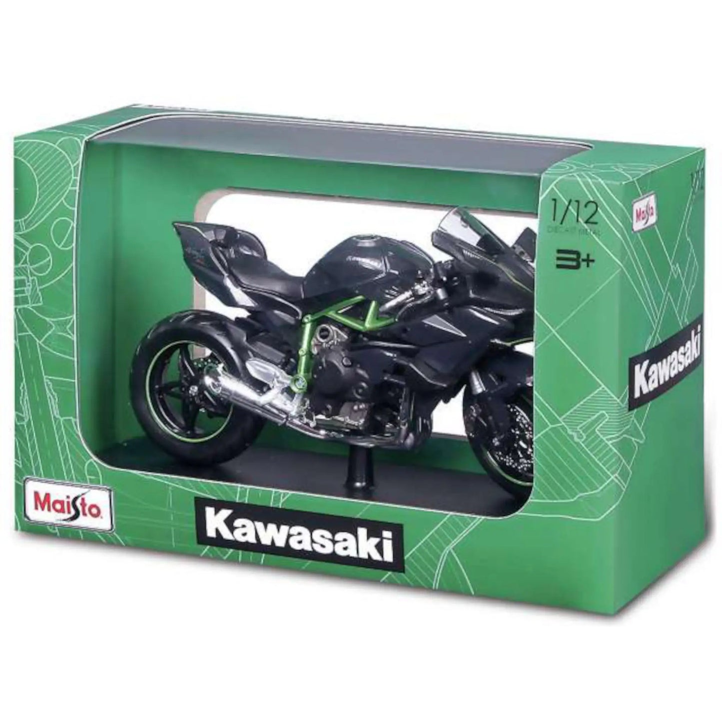 Kawasaki Ninja H2R Maisto 1/12 | Motors Miniatures