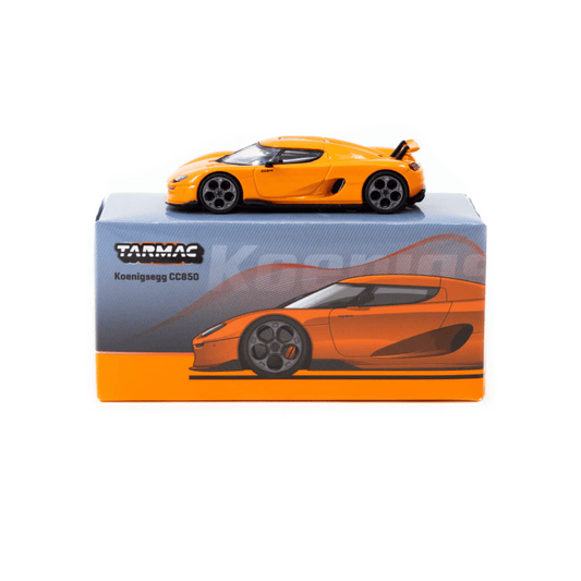 Koenigsegg CC850 Orange Tarmac Works 1/64 - T64G - TL051 - OR