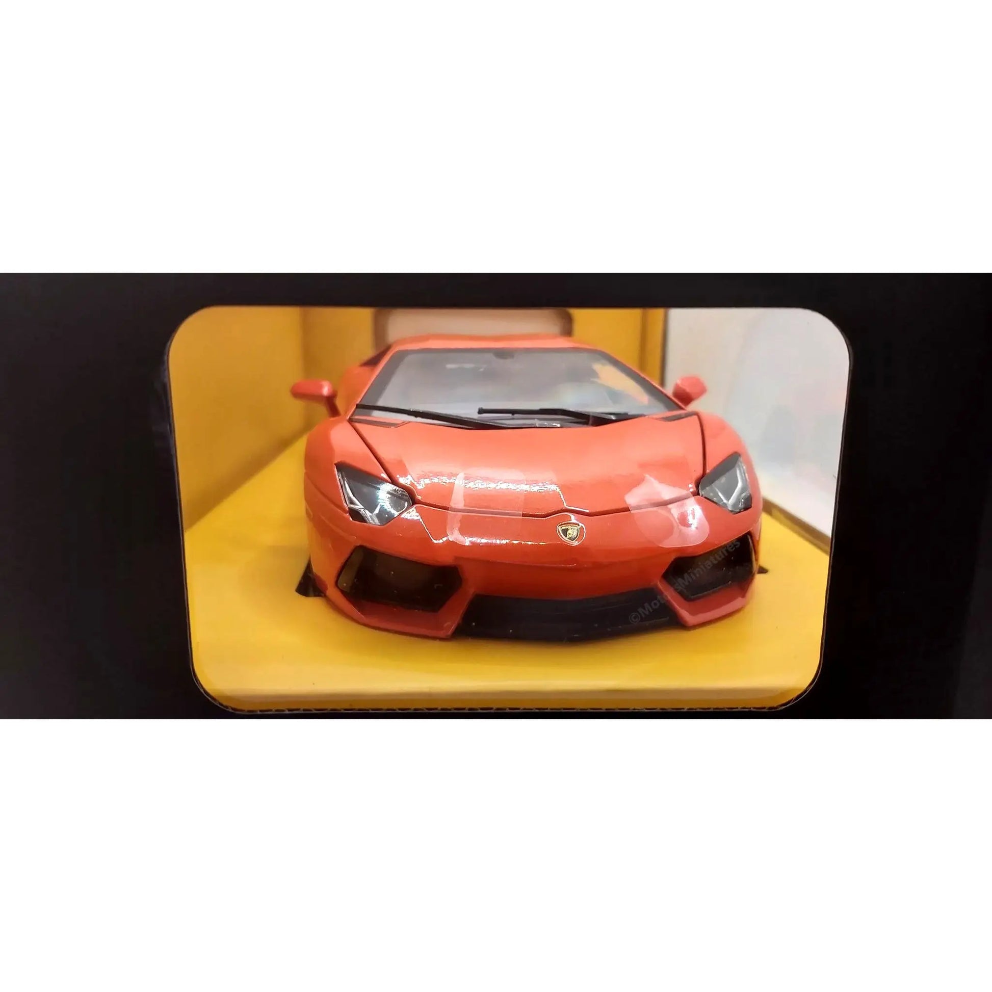 Lamborghini Aventador LP700 Orange Rastar 1/18 | Motors Miniatures