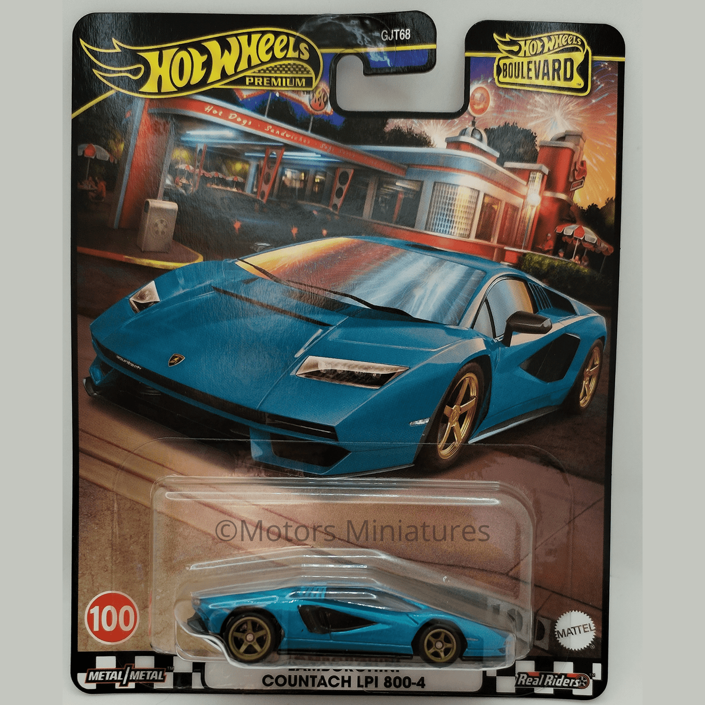 Lamborghini Countach LPI 800 - 4 Hotwheels 1/64 - HRT70