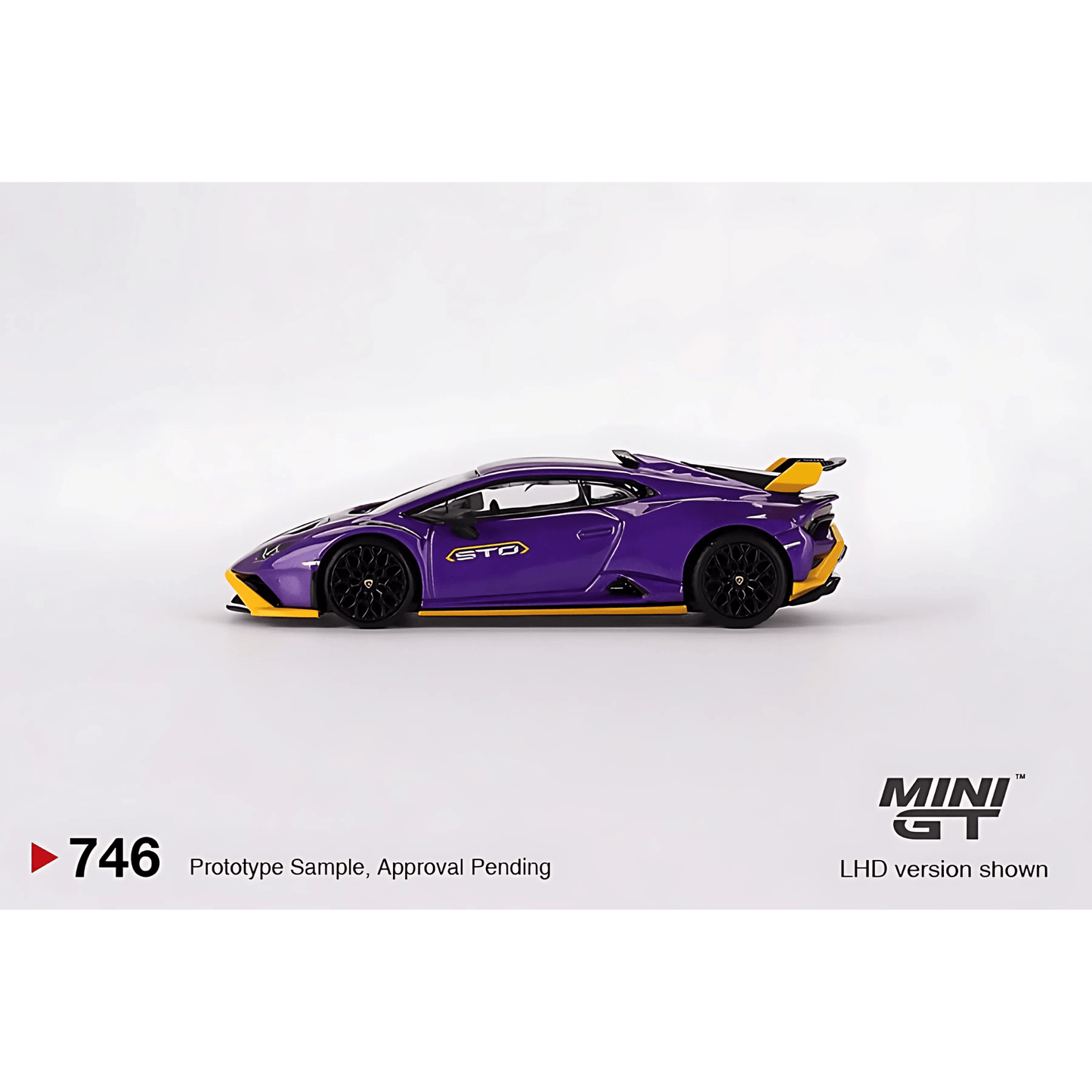 Lamborghini Huracan STO Viola Pasifae RHD Mini GT 1/64 - MGT00746 - R