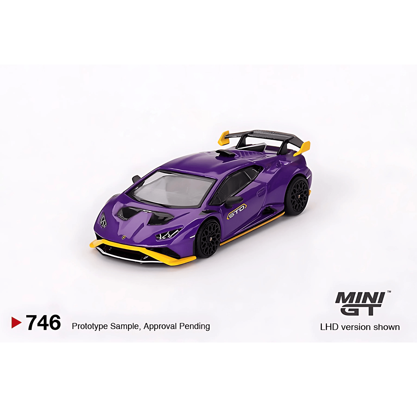 Lamborghini Huracan STO Viola Pasifae RHD Mini GT 1/64 - MGT00746 - R