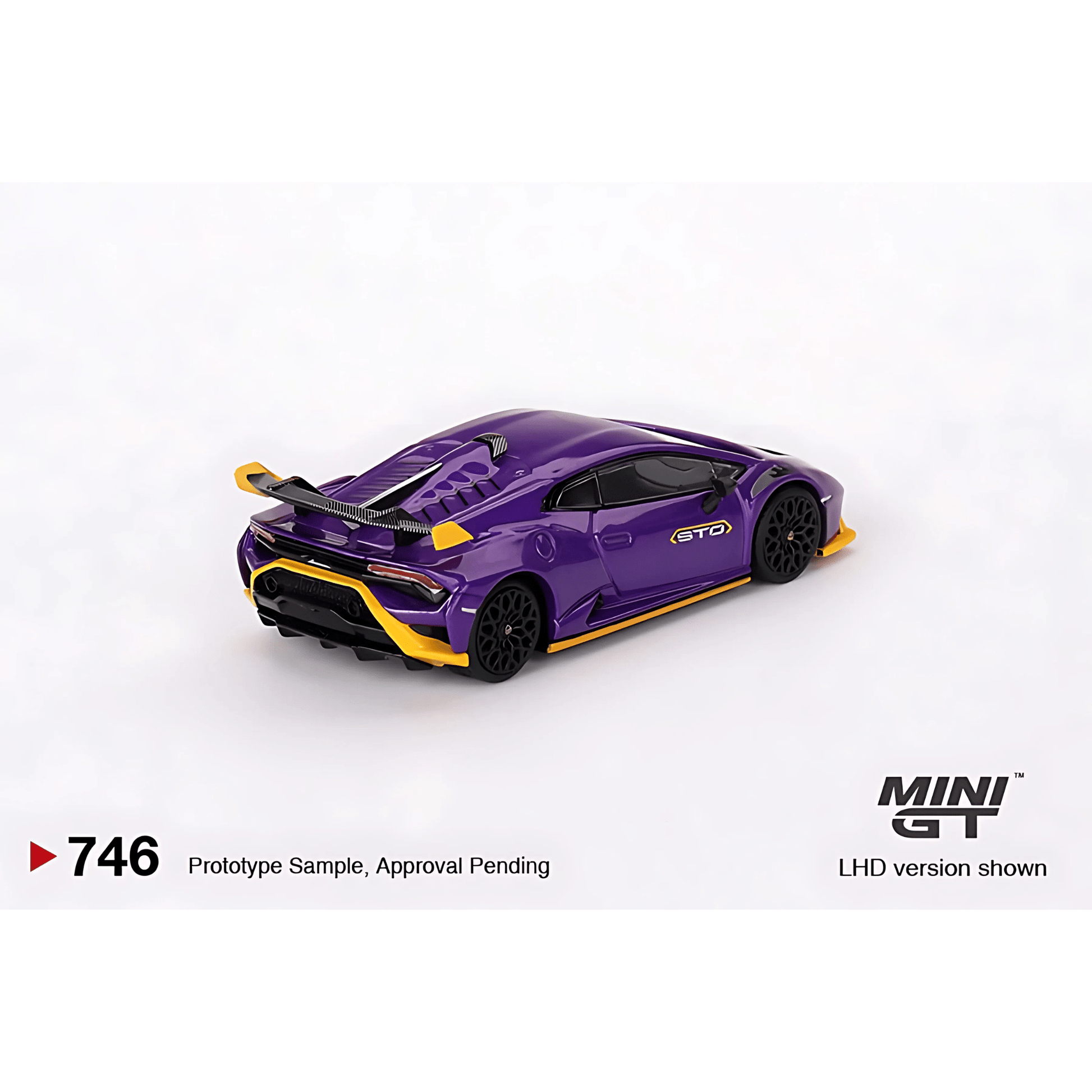 Lamborghini Huracan STO Viola Pasifae RHD Mini GT 1/64 - MGT00746 - R