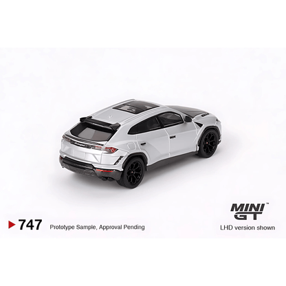 Lamborghini Urus Performante Grigio Nimbus LHD Mini GT 1/64 - MGT00747 - L