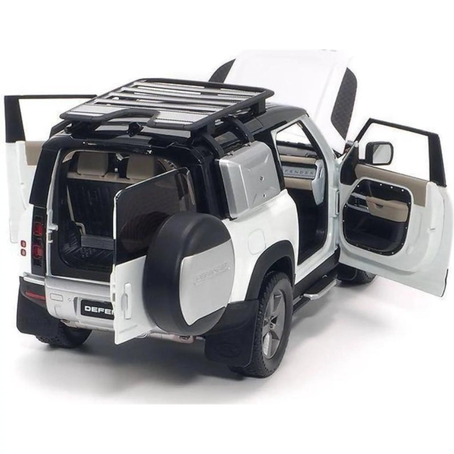 Land Rover Defender 90 2020 With Roof Pack Fuji White Almost Real 1/18 - ALM810707