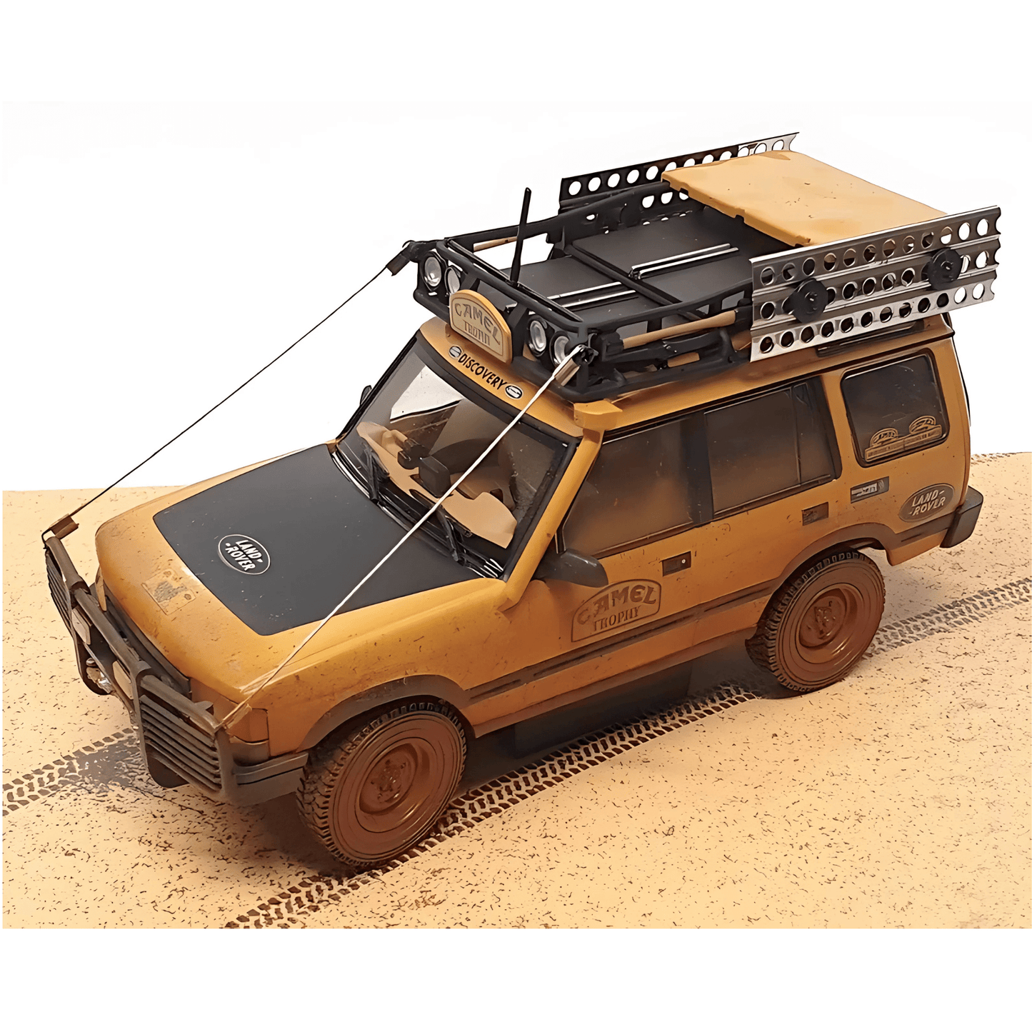 Land Rover Discovery 5 portes Camel Trophy Kalimantan 1996 Dirty Version Almost Real 1/43 - 410411