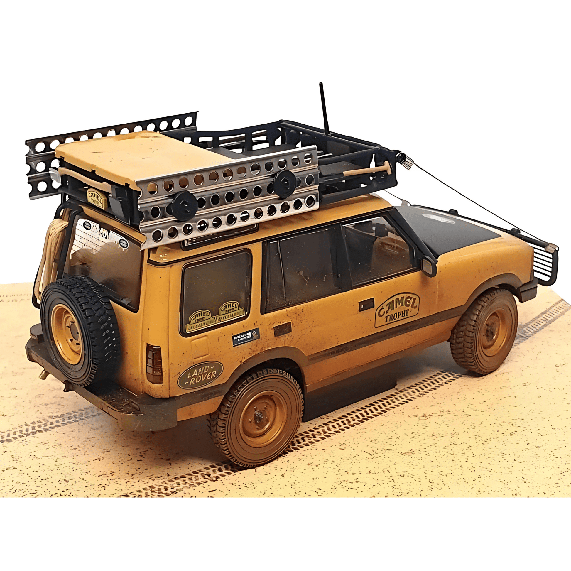 Land Rover Discovery 5 portes Camel Trophy Kalimantan 1996 Dirty Version Almost Real 1/43 - 410411