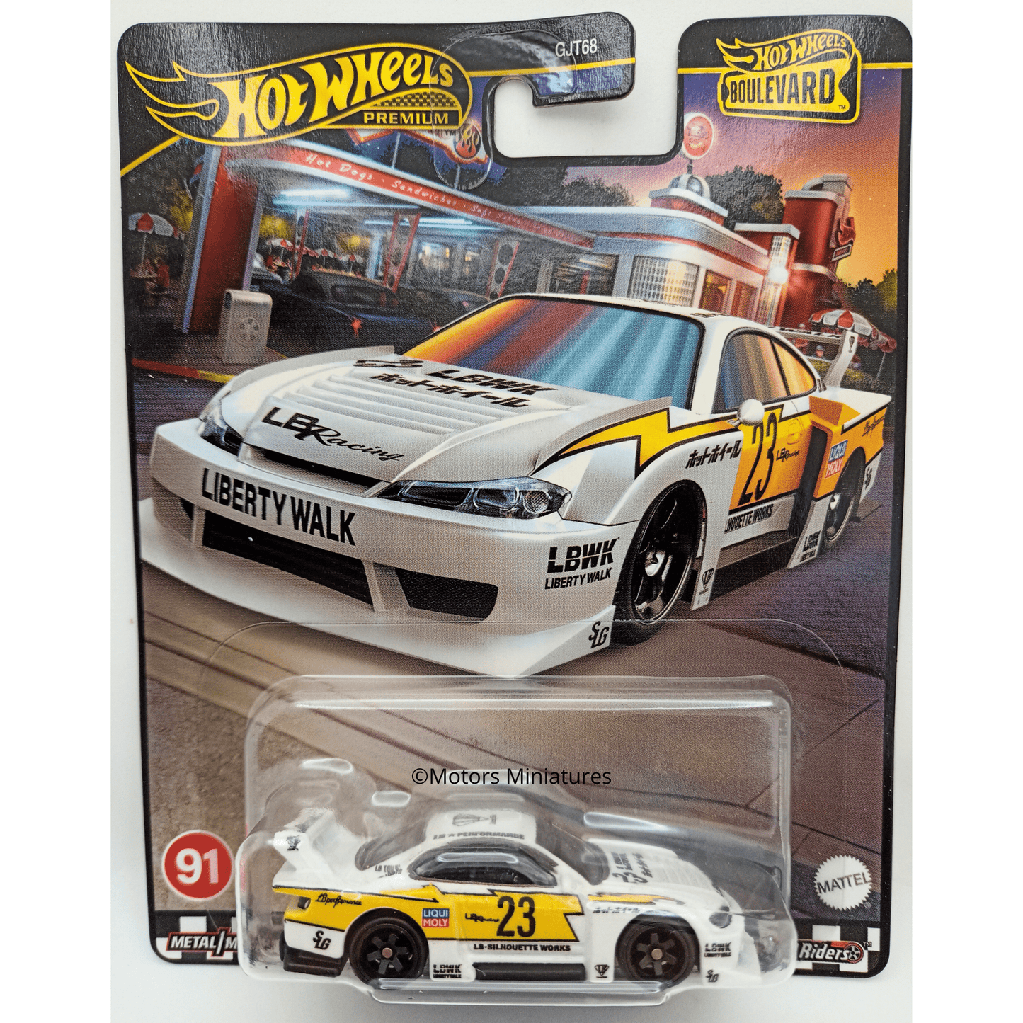 LB Super Silhouette Nissan Silvia S15 #23 Hotwheels 1/64 - HRT64 - GJT68