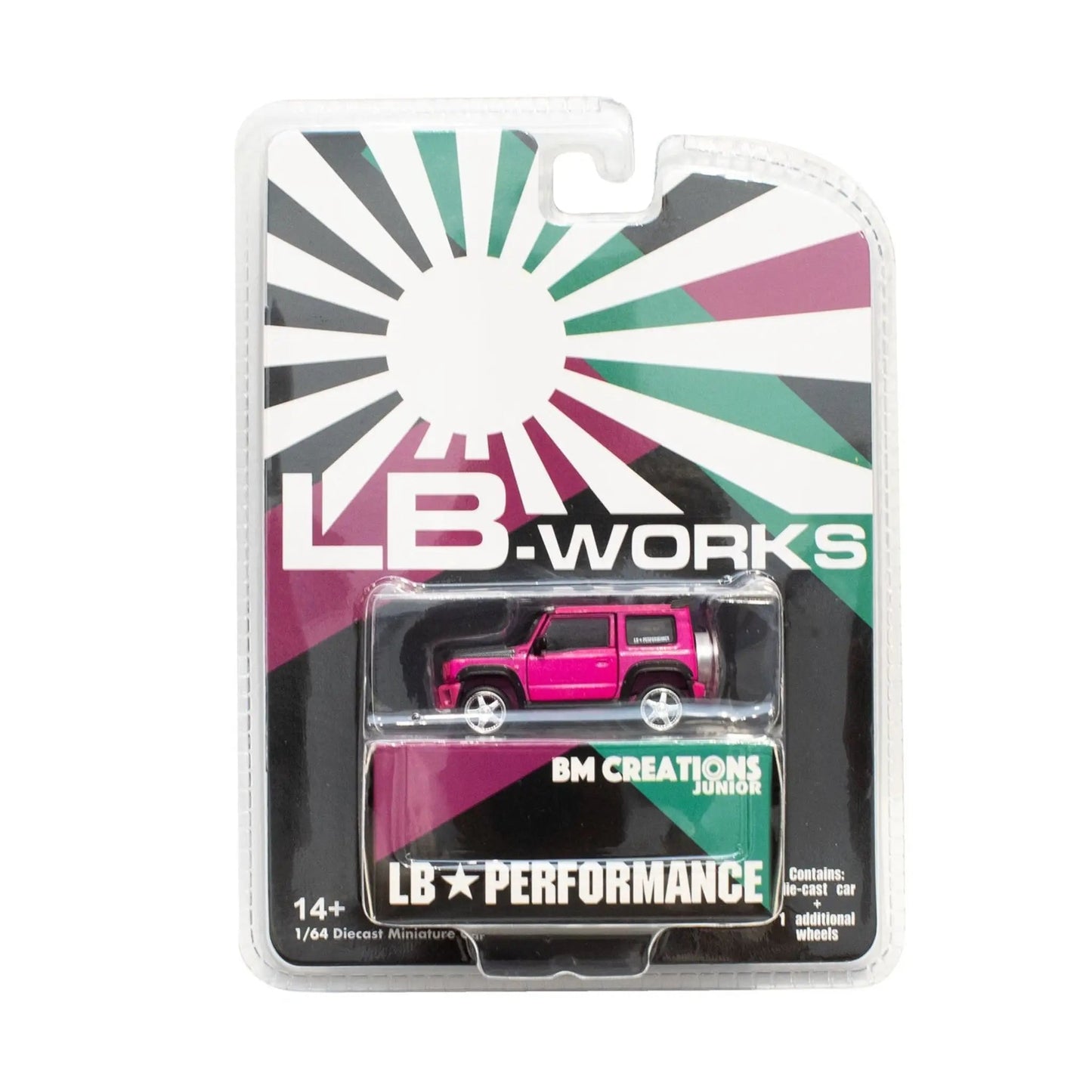 LB Works Suzuki Jimny LHD glitter pink BM Creations 1/64 - BM64B0075