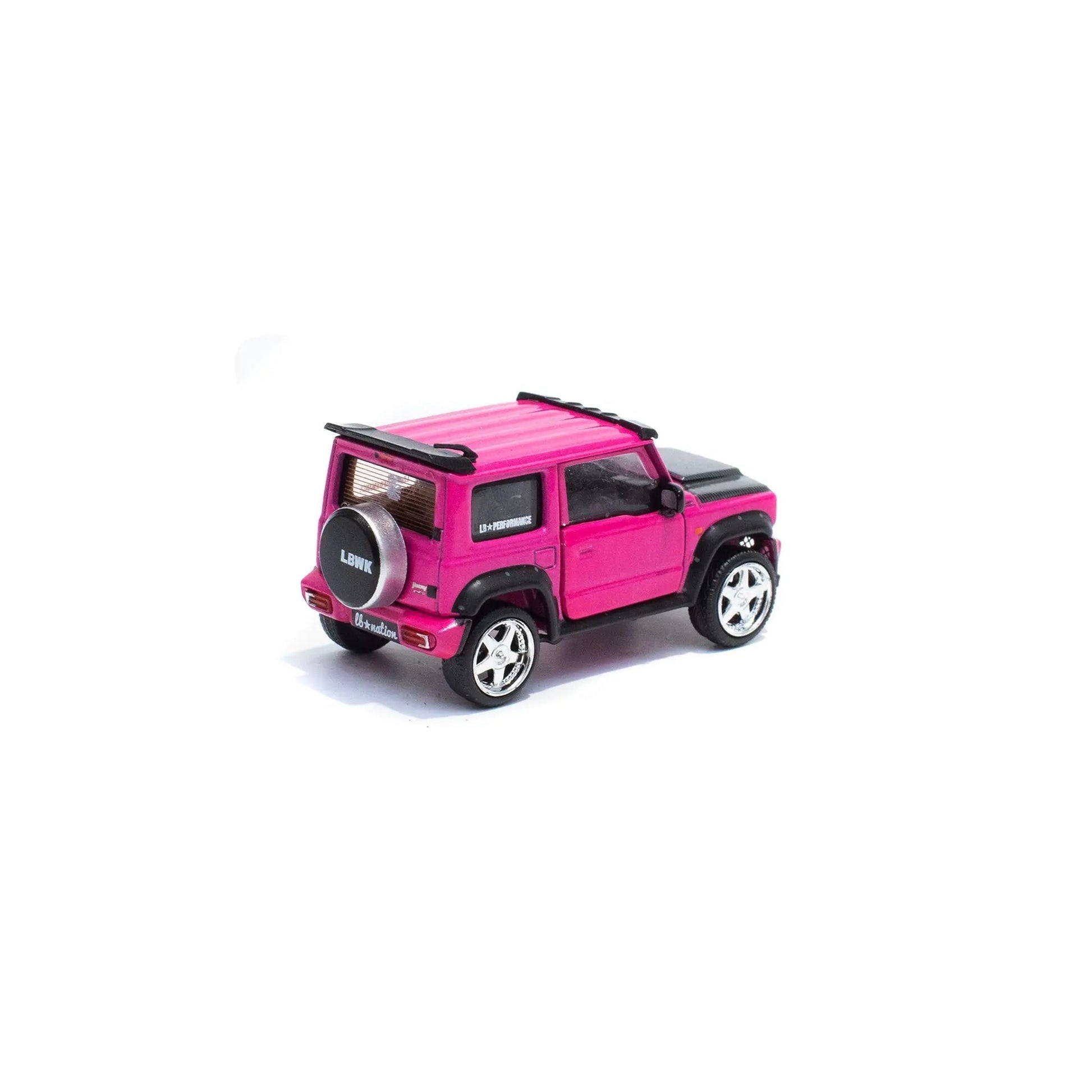 LB Works Suzuki Jimny LHD glitter pink BM Creations 1/64 - BM64B0075
