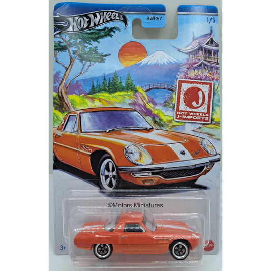 Mazda Cosmo Sport 1968 Orange Hotwheels 1/64 - HRT00-ND711
